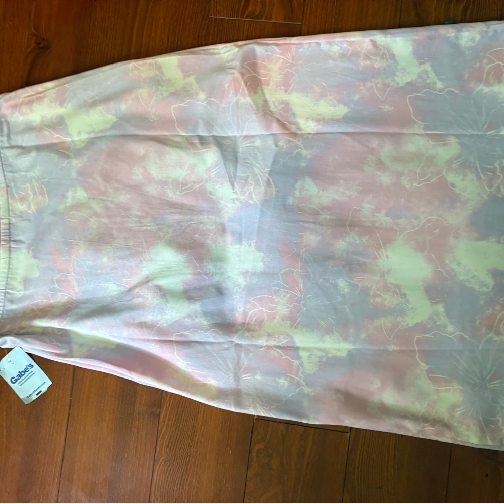 Roxy Soft Floral Skirt in Pink and Yellow